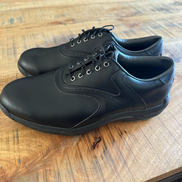 FootJoy Mens GreenJoys Golf Shoes Classic Oxford Shoe Foot Joy Size 10 W - Picture 8 of 14